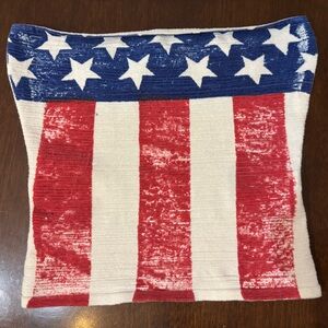 Vintage Y2K Patriotic American Flag Tube Top Stars and Stripes Stretch Medium